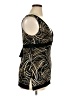 Moa Moa 100% Polyester Gold Sleeveless Top Size XL - photo 4
