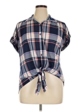 New York Laundry Short Sleeve Blouse