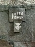 Eileen Fisher 100% Linen Black 3/4 Sleeve Button-Down Shirt Size L - photo 7