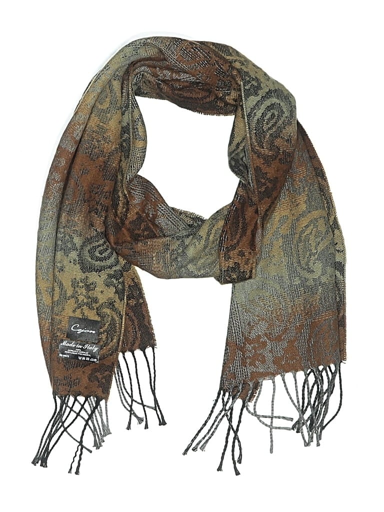 Pre-owned Cejon Scarf In Brown