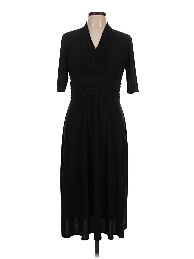 Pre-owned Evan Picone Casual Dress In Black