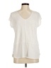 Hem & Thread Ivory Short Sleeve T-Shirt Size M - photo 1