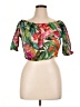 Primark 100% Cotton Green 3/4 Sleeve Blouse Size 14 - photo 1