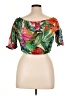 Primark 100% Cotton Green 3/4 Sleeve Blouse Size 14 - photo 2