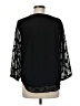 Fun2Fun Black 3/4 Sleeve Blouse Size M - photo 2