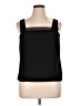 R&M Richards 100% Polyester Black Sleeveless Blouse Size 14 Petite - photo 1