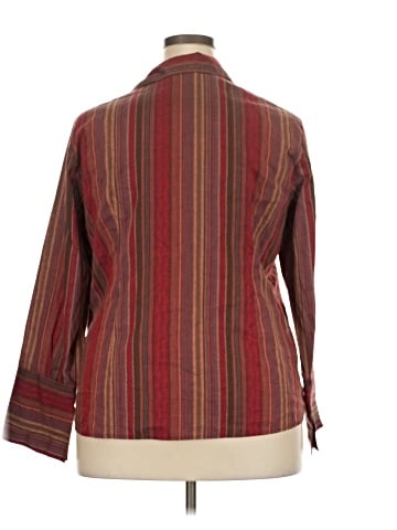 Cato 3/4 Sleeve Button-Down Shirt (view 2)