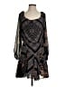 Free People 100% Polyester Paisley Black Cocktail Dress Size S - photo 1