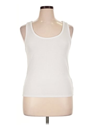 Madewell Drapey Rib Tank (view 1)