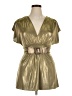 Janette Plus Gold Short Sleeve Top Size 2XL - photo 1