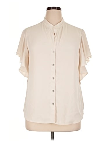 Karen Kane Short Sleeve Blouse (view 1)