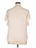 Karen Kane 100% Polyester Ivory Short Sleeve Blouse Size XL - photo 2
