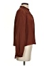 Mo:Vint 100% Silk Brown Long Sleeve Silk Top Size XS - photo 4
