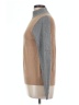 Ann Taylor LOFT Color Block Tan Turtleneck Sweater Size L - photo 5