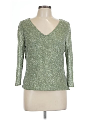 Papell Boutique Evening 3/4 Sleeve Top (view 1)