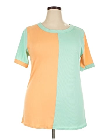 The ZigZag Stripe Short Sleeve Top (view 1)