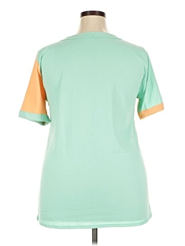 The ZigZag Stripe Short Sleeve Top (view 2)