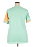 The ZigZag Stripe Color Block Orange Short Sleeve Top Size XXL - photo 2