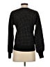 Elan Polka Dots Black Pullover Sweater Size S - photo 2