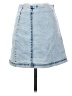 Assorted Brands Solid Blue Denim Skirt Size S - photo 1