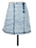 Assorted Brands Solid Blue Denim Skirt Size S - photo 2