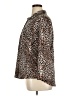 New York Laundry Animal Print Brown Long Sleeve Blouse Size XL - photo 5