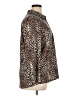 New York Laundry Animal Print Brown Long Sleeve Blouse Size XL - photo 4