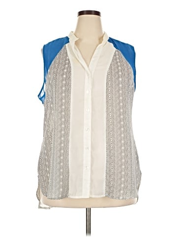 Unique Spectrum Sleeveless Blouse (view 1)