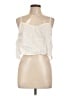 Unbranded 100% Cotton Ivory Sleeveless Blouse Size L (estimated) - photo 1
