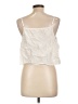 Unbranded 100% Cotton Ivory Sleeveless Blouse Size L (estimated) - photo 2