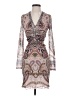 ETRO 100% Polymide Paisley Ivory Pink Cocktail Dress Size EU (IT) 38 / US 2 - photo 1