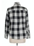 St. John's Bay 100% Cotton Plaid Silver Long Sleeve Button-Down Shirt Size L (petite) - photo 2