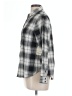 St. John's Bay 100% Cotton Plaid Silver Long Sleeve Button-Down Shirt Size L (petite) - photo 5