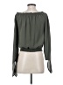 Bebe Green Long Sleeve Blouse Size XS - photo 2