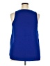 Pixley 100% Polyester Blue Sleeveless Blouse Size 2X - photo 2