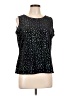 Notations Stars Black Sleeveless Blouse Size L - photo 1