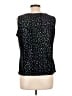 Notations Stars Black Sleeveless Blouse Size L - photo 2