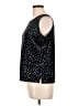 Notations Stars Black Sleeveless Blouse Size L - photo 5