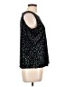 Notations Stars Black Sleeveless Blouse Size L - photo 4