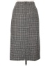 Savannah Houndstooth Gray Wool Skirt Size 14 - photo 2