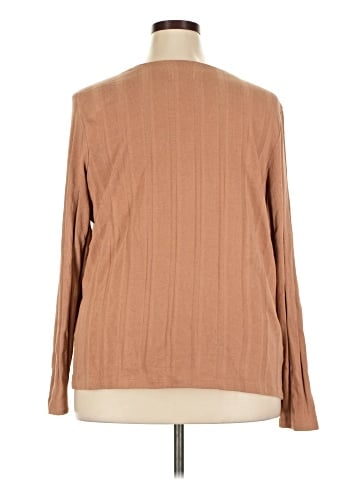 Madewell Plus Ribbed Sweater-Knit Cardigan (view 2)