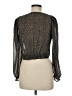 Blush Black Long Sleeve Blouse Size M - photo 2