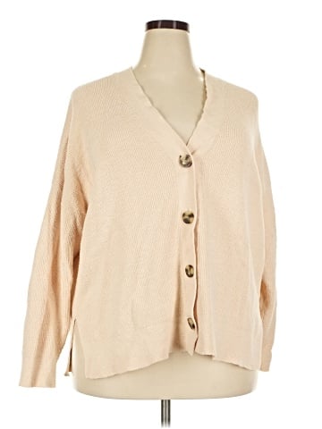 Madewell Plus Birchmoor Cardigan Sweater (view 1)