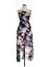 Lulus 100% Polyester Floral Blue Cocktail Dress Size XL - photo 1