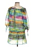 ABS Allen Schwartz Green 3/4 Sleeve Top Size L - photo 1