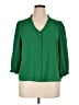 CeCe Green 3/4 Sleeve Blouse Size XL - photo 1