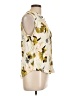 Tribal Floral Ivory Sleeveless Blouse Size L - photo 4