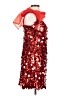 Unbranded 100% Polyester Hearts Red Cocktail Dress Size 8 - photo 4