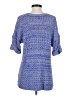 CALVIN KLEIN JEANS Tweed Blue Pullover Sweater Size S - photo 2