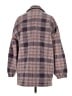 Universal Thread 100% Polyester Plaid Purple Coat Size S - photo 2